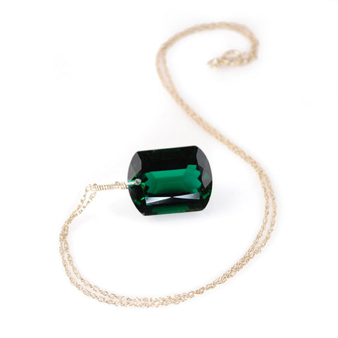 Silver Amethyst Emerald Cut Pendant and Earring Set - Michael Frank  Jewellers
